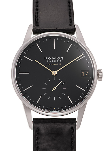 ノモス オリオン ネオマティック41 NM366 ブラック 新品