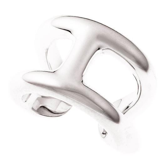 エルメス オスモズ リング GM シルバー 中古