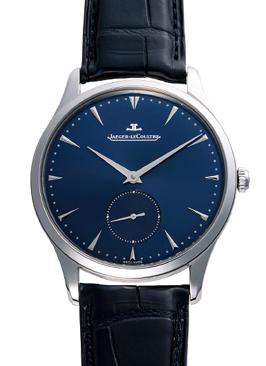 ジャガー・ルクルト マスター グランド ウルトラスリム Q1358480 ブルー 中古