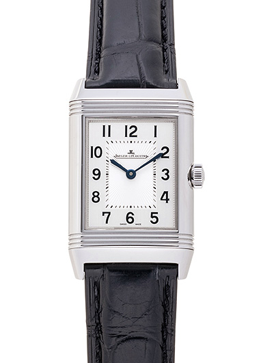 ジャガー・ルクルト レベルソ クラシック ミディアム デュエット Q2588422 シルバー 中古