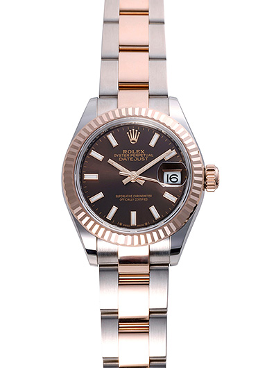ロレックス デイトジャスト 28 279171 ブラウン（チョコ） 未使用品