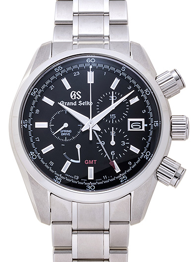 セイコー グランドセイコー スポーツ コレクション SBGC203 ブラック 中古