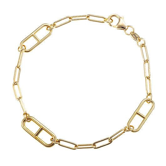 ノーブランド 18K ゴールド ブレスレット 1680-0588 イエローゴールド 新品