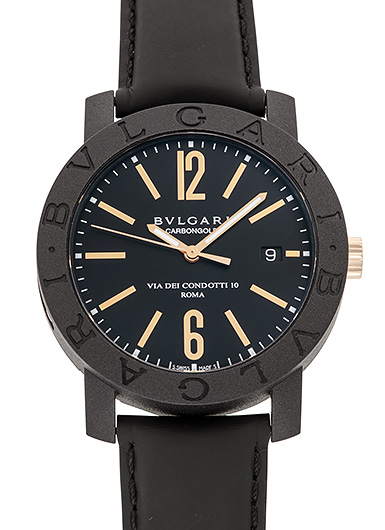 ブルガリ ブルガリブルガリ カーボンゴールド BBP40BCGLD ブラック 新品