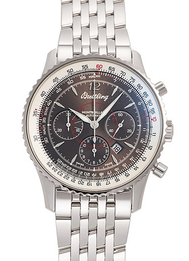 ブライトリング モンブリラン A400Q09NP ブラウン 中古