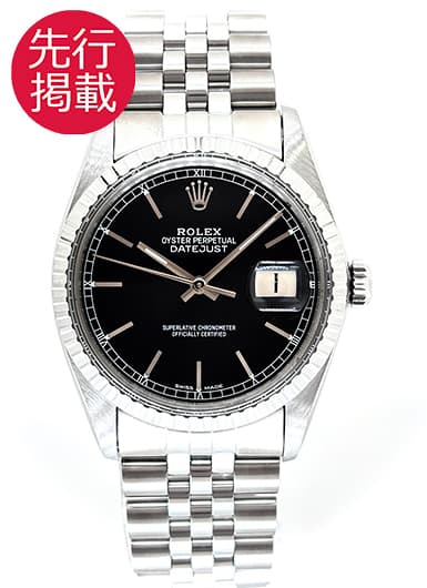 ロレックス デイトジャスト 16030 ブラック 中古