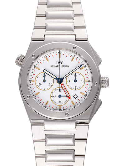 IWC インヂュニア クロノ アラーム IW380503 ホワイト 中古