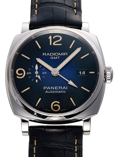 パネライ ラジオミール1940 3デイズ GMT PAM00945 ブルー 中古