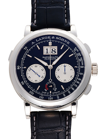 ランゲ＆ゾーネ ダトグラフ アップ/ダウン 405.035 ブラック/シルバー 中古