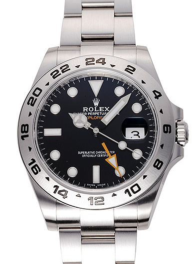 ロレックス エクスプローラーⅡ 216570 ブラック 中古