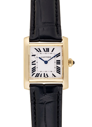 カルティエ タンクフランセーズ　MM W5000356 シルバー 中古