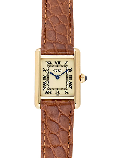 カルティエ マストタンク　ヴェルメイユ W1003154 アイボリー 中古