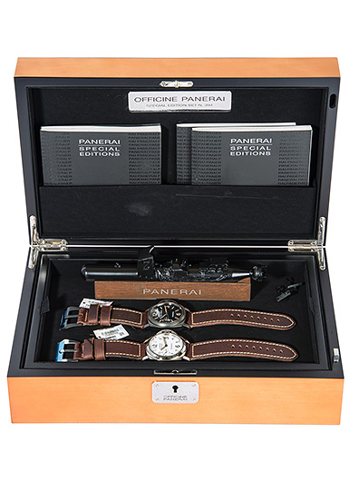 パネライ ルミノール 8デイズ PAM00785 (PAM00594/PAM00602) ブラック/ホワイト 中古