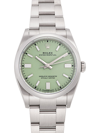 ロレックス オイスター パーペチュアル 36 126000 ピスタチオ 新品