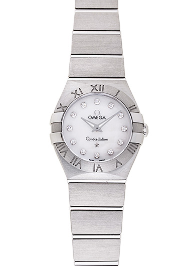 オメガ コンステレーション 123.10.24.60.55.001 ホワイト 中古