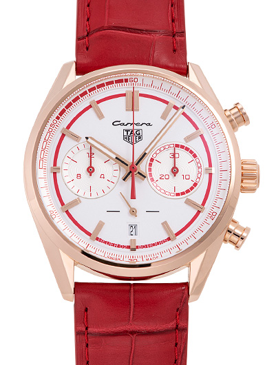 タグ・ホイヤー カレラ クロノグラフ ポルシェ RS 2.7 リミテッド エディション CBN2045.FC8316 ホワイト 中古