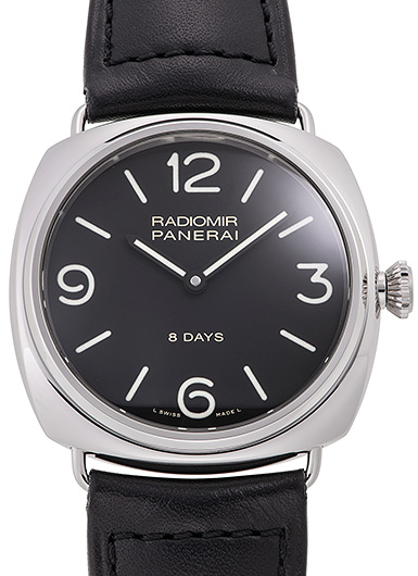 パネライ ラジオミール 8デイズ アッチャイオ PAM00610 ブラック 中古
