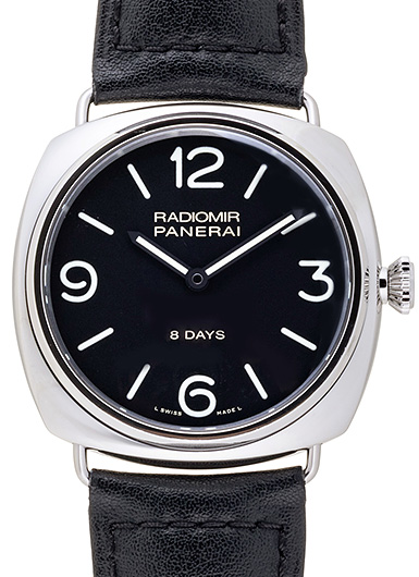 パネライ ラジオミール 8デイズ アッチャイオ PAM00610 ブラック 中古