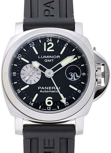 パネライ ルミノールGMT アッチャイオ PAM01088 ブラック/シルバー 中古