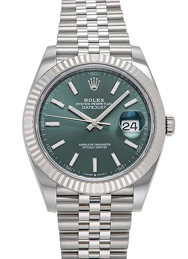 ロレックス デイトジャスト41 126334 ミントグリーン 新品未使用