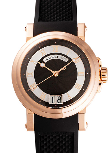 ブレゲ マリーンⅡ ラージデイト 5817BR/Z2/5V8 グレー 中古