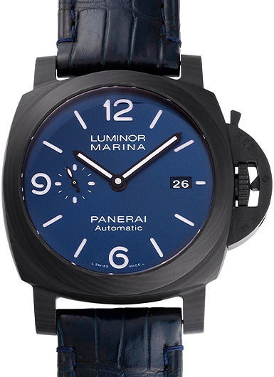 パネライ ルミノール マリーナ カーボテック PAM01664 ブルー 中古