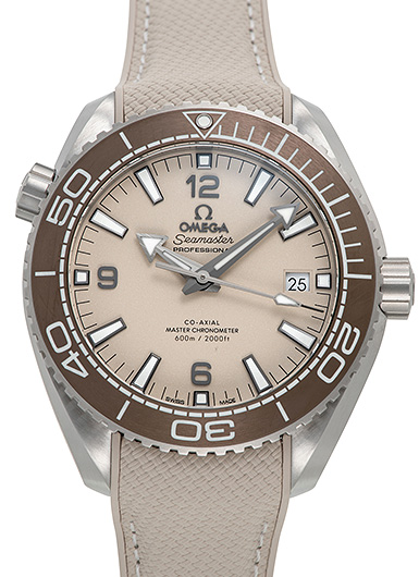 オメガ シーマスター プラネットオーシャン 600M 215.32.44.21.09.001 ベージュ 新品