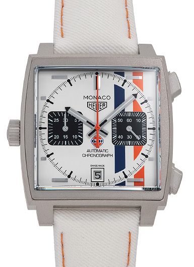 タグ・ホイヤー モナコ クロノグラフ ガルフ CAW218G.EB0393 ホワイト 新品未使用