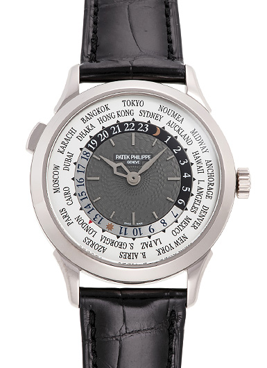 パテックフィリップ ワールドタイム 5230G-001 ホワイト/グレー 中古