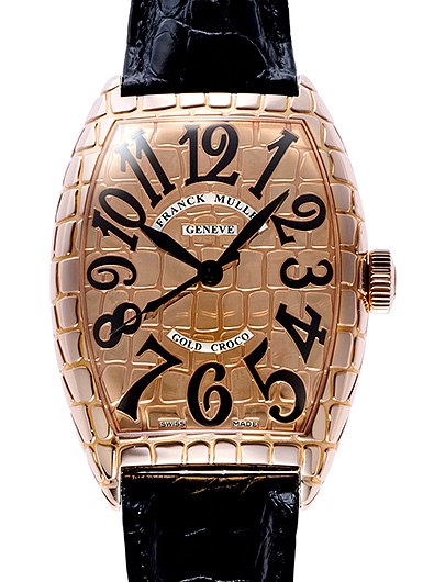 フランク・ミュラー トノウカーベックス ゴールド クロコ 8880SC GOLD CRO ゴールド 中古