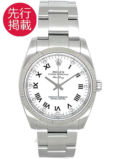 ロレックス エアキング 114234G ホワイト 中古