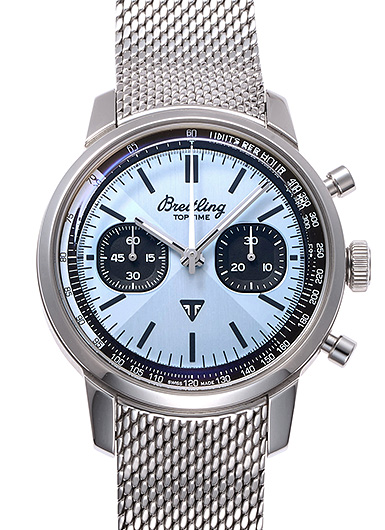 ブライトリング トップタイム B01 トライアンフ AB01764A1C1A1 アイスブルー/ブラック 中古