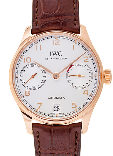 IWC ポルトギーゼ 7デイズパワーリザーブ IW500701 シルバー 中古