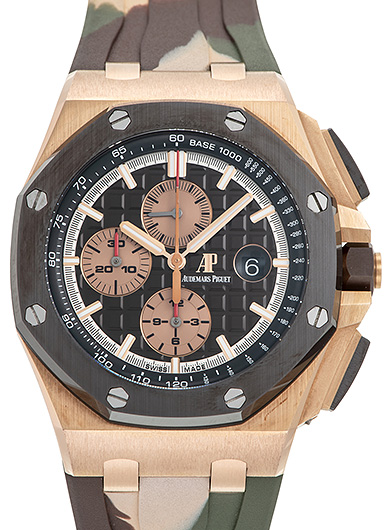 オーデマ・ピゲ ロイヤルオーク オフショア クロノグラフ 26401RO.OO.A087CA.01 ブラウン/ピンク 中古