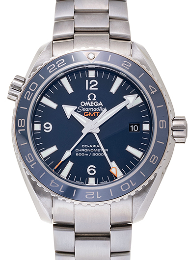 オメガ シーマスター プラネットオーシャンGMT 232.90.44.22.03.001 ブルー 中古