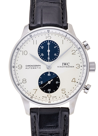 IWC ポルトギーゼ クロノグラフ IW371464 ホワイト/ブラック 中古