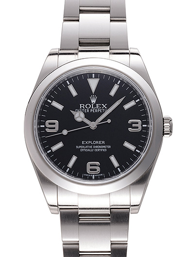 ロレックス エクスプローラーⅠ 214270 ブラック 中古