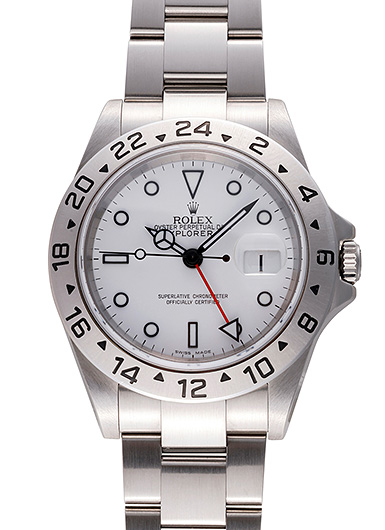 ロレックス エクスプローラーⅡ 16570 ホワイト 中古
