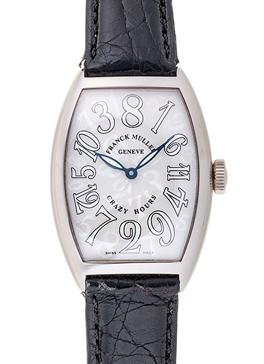 フランク・ミュラー クレイジーアワーズ 5850CH シルバー 中古