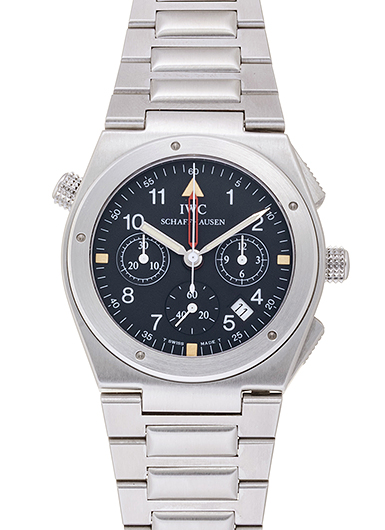 IWC インヂュニア メカクォーツ IW380501 ブラック 中古