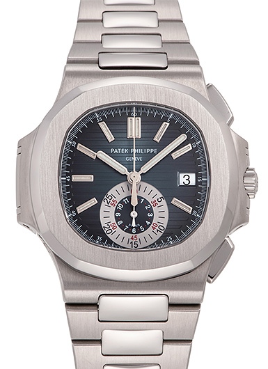 パテックフィリップ ノーチラス クロノグラフ 5980/1A-001 ブルー 中古