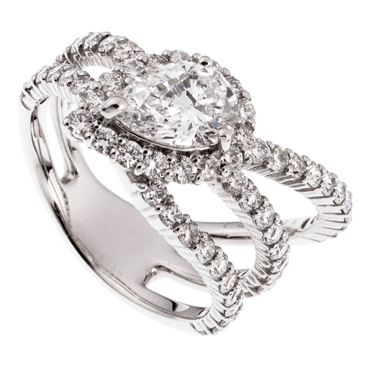 ノーブランド ダイヤモンド リング 11100064 プラチナ 新品