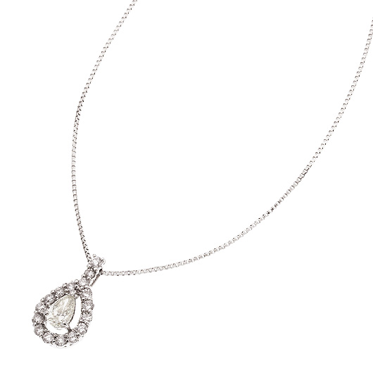 ノーブランド ダイヤモンド ネックレス 11021388 プラチナ 新品