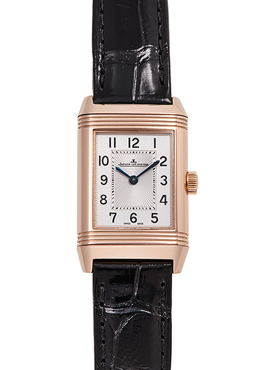 ジャガー・ルクルト レベルソ クラシック スモール デュエット Q2662430 シルバー 中古