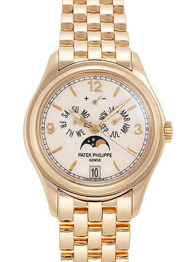 パテックフィリップ 年次カレンダー 5146/1J-001 アイボリー 中古