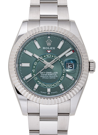 ロレックス スカイドゥエラー 336934 ミントグリーン 新品