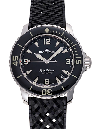 ブランパン フィフティ ファゾムス オートマチック 5010-1130-B64A ブラック 新品