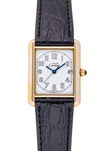 カルティエ マストタンク　ヴェルメイユ W1013954 ホワイト 中古