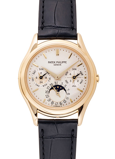 パテックフィリップ グランド コンプリケーション 永久カレンダー 3940J-001 シルバー 中古