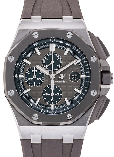 オーデマ・ピゲ ロイヤルオーク オフショア クロノグラフ 26400IO.OO.A004CA.02.A グレー/ブルー 中古